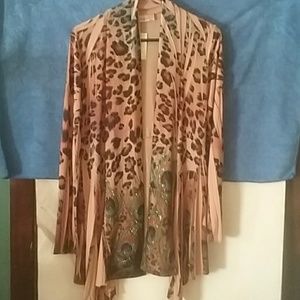 Draping, light-weight jacket that feels  silky